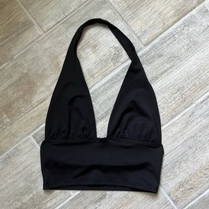 Divided H&M Black Going Out Halter Top